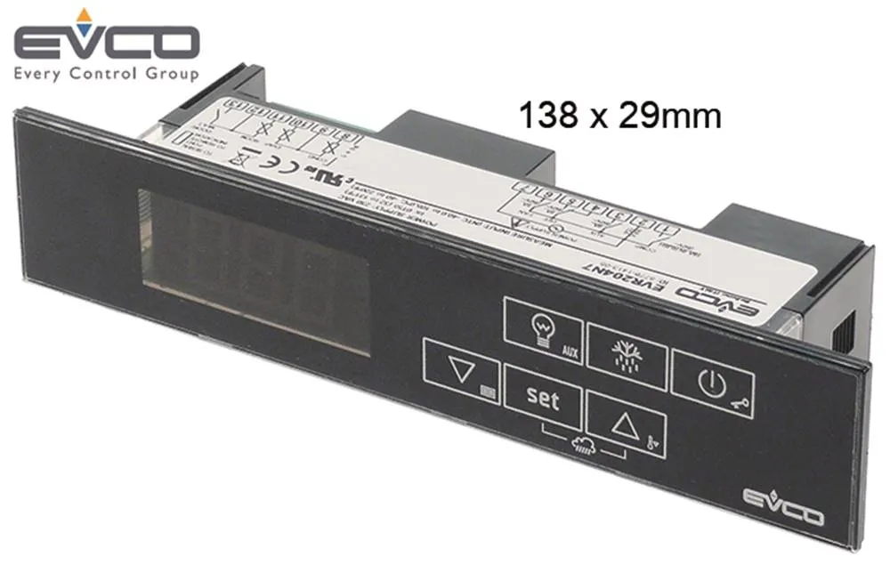 EVERY CONTROL EVR204N7 Elektronikregler NO-16A(5) AC IP65 NO-8A(4) CO