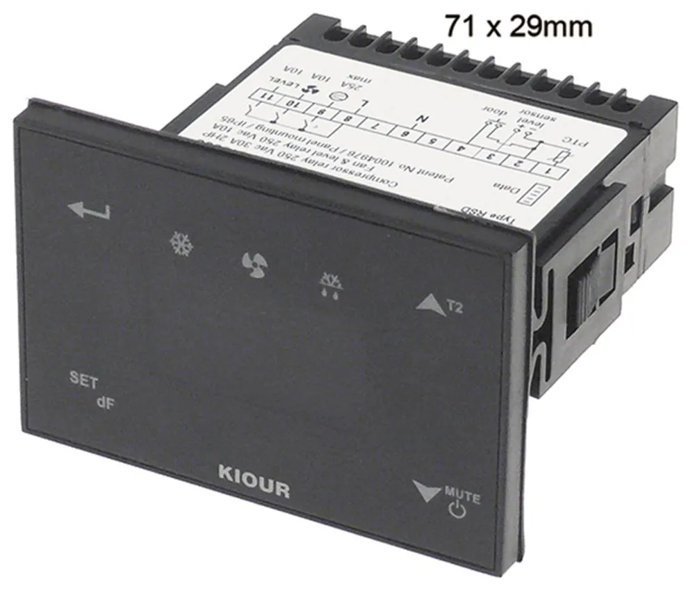 KIOUR RSD-TOUCH Elektronikregler für Inomak -19 bis +99°C Ja AC IP54
