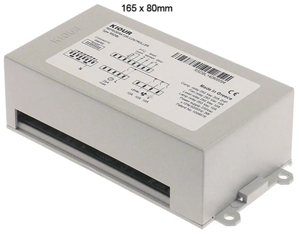 KIOUR RSDBL Elektronikregler für Inomak Einbaumaß 165x80x52mm für PTC
