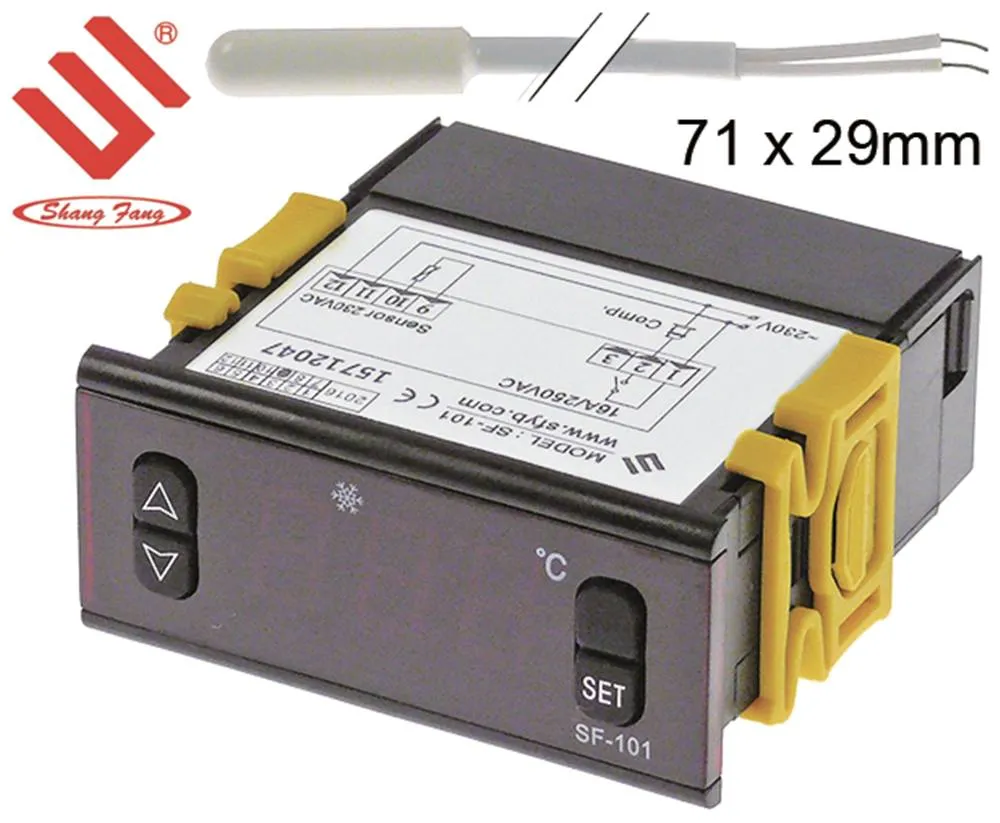 SHANGFANG SF-101 Elektronikregler Genauigkeit 1 % AC IP54 250VAC NTC