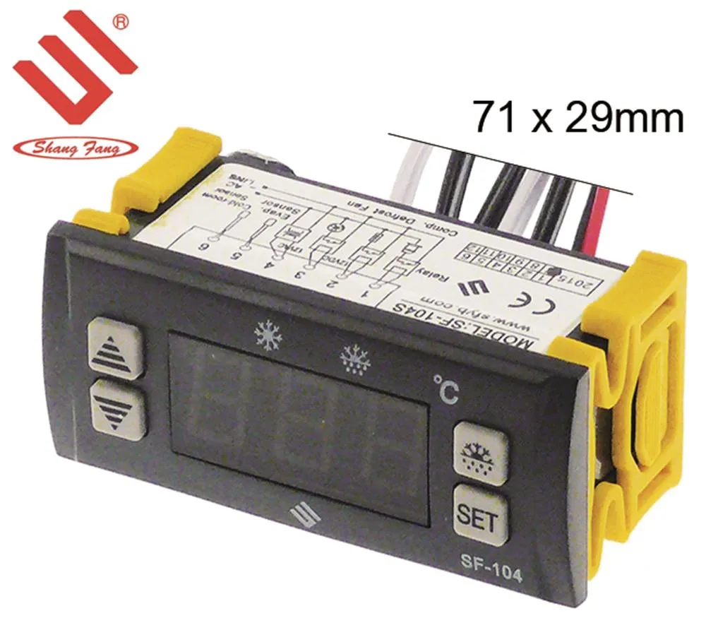 SHANGFANG SF-104S Elektronikregler Einbaumaß 71x29mm Einbautiefe 40mm