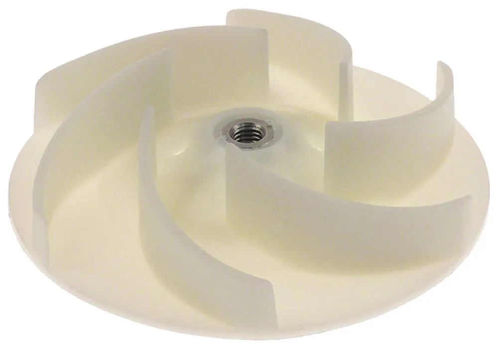 Elframo Laufrad OLYMPIA 6 Schaufeln ø 107mm M8L Höhe 34mm