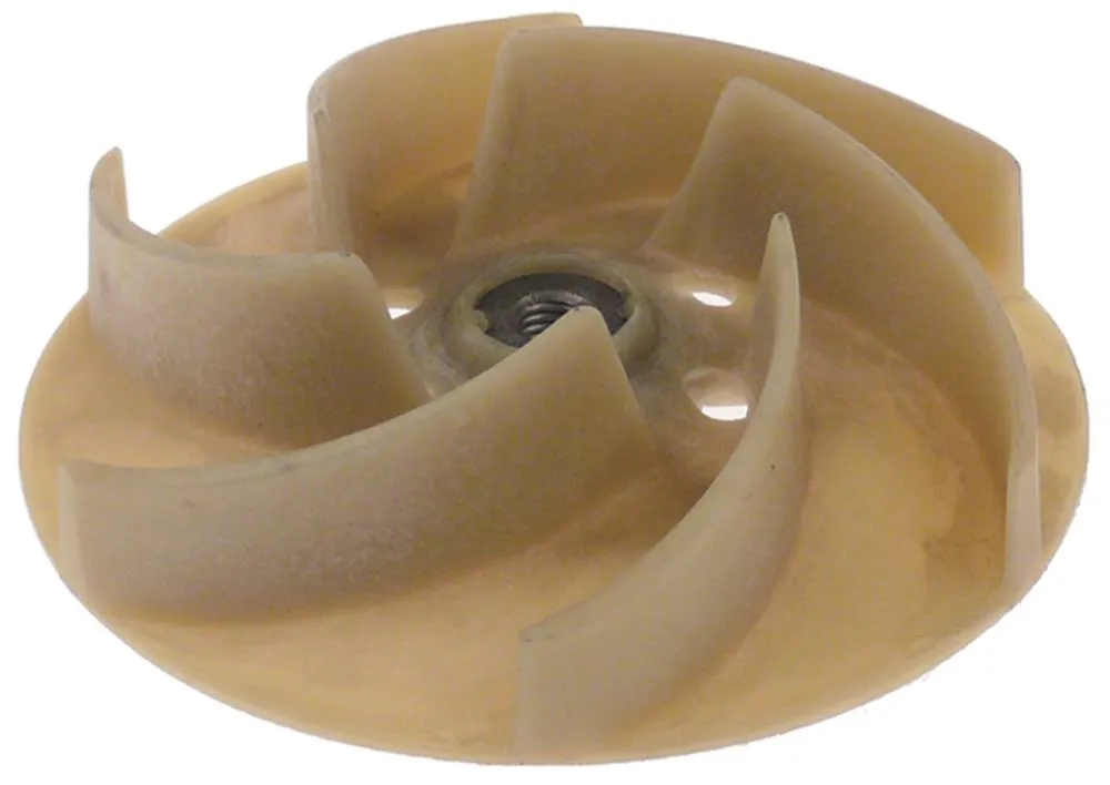 Aristarco Laufrad 6 Schaufeln ø 111mm für Achse 12/7mm Höhe 37mm