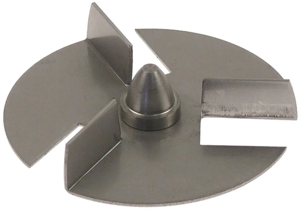 Laufrad 3 Schaufeln ø 73mm Höhe 13mm aus Metall M7R