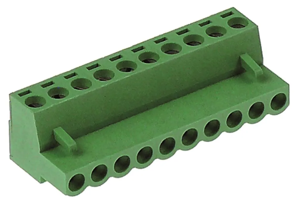 Leiterplattenklemme 10-polig Rastermaß 5mm