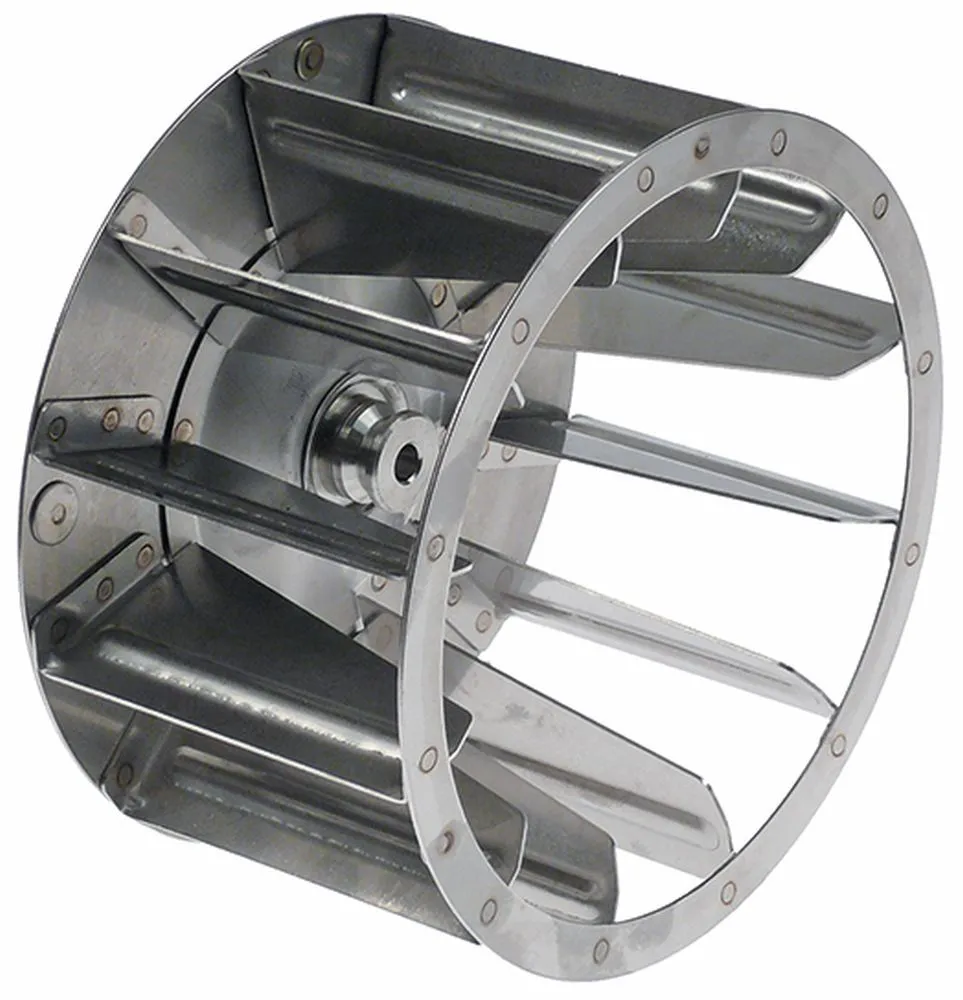 Lüfterrad für Giorik 12 Schaufeln H1 100mm H2 27mm 180mm