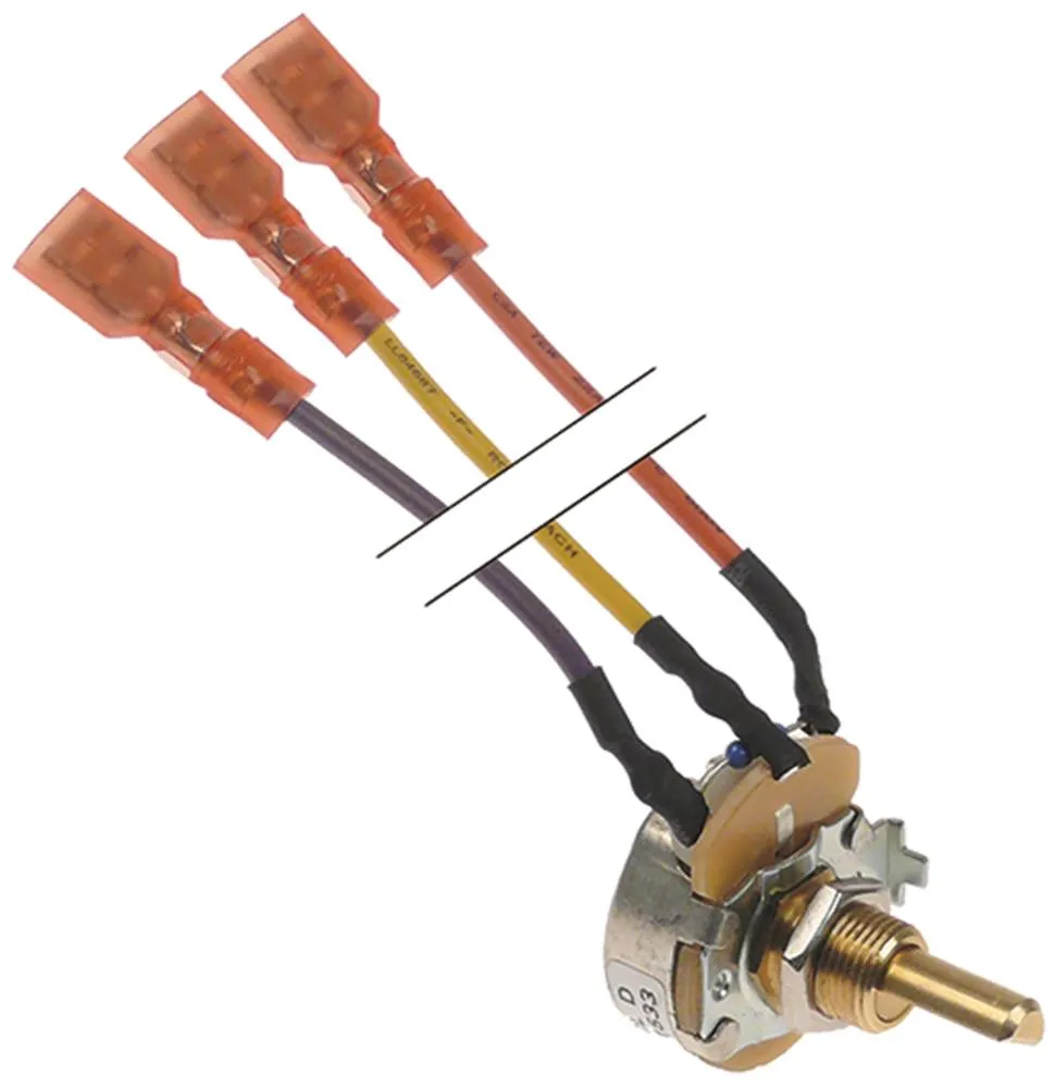 Blodgett Potentiometer Achse ø 6x4x12mm Drehwinkel 180° M10x0,75 1kOhm