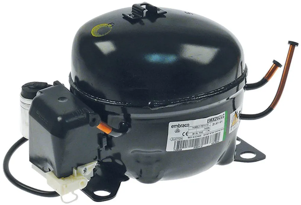 EMBRACO-ASPERA EMX26CLC Kompressor LBP 50Hz R600a 0,1PS 170W 137W 107W