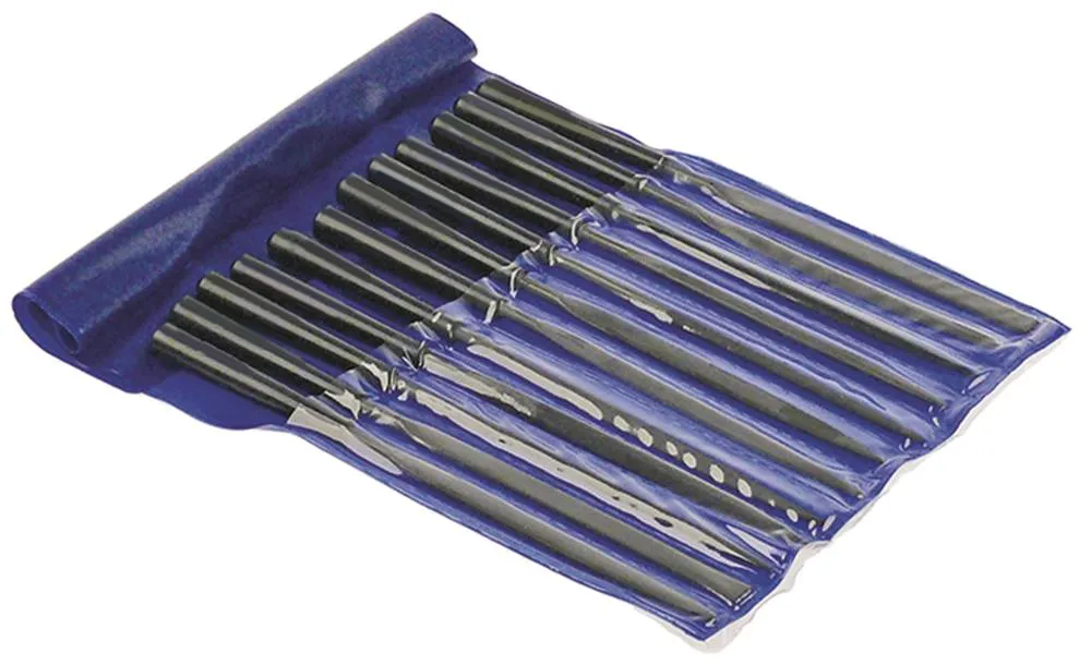 Schlüsselfeilen Länge 80mm Gesamtlänge 145mm Set 12-teilig 2