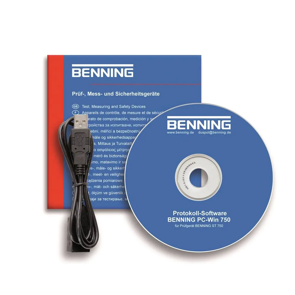 BENNING Software für Gerätetester ST750-x