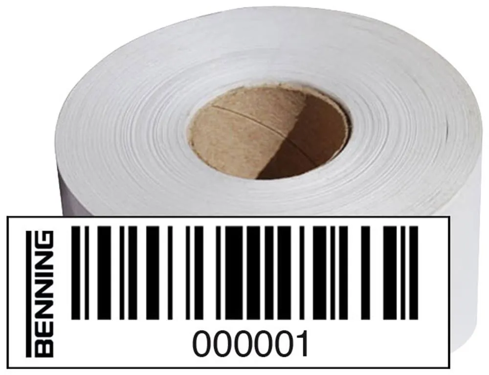 BENNING Barcodeetiketten für Gerätetester ST750-x VPE 1000 Stück