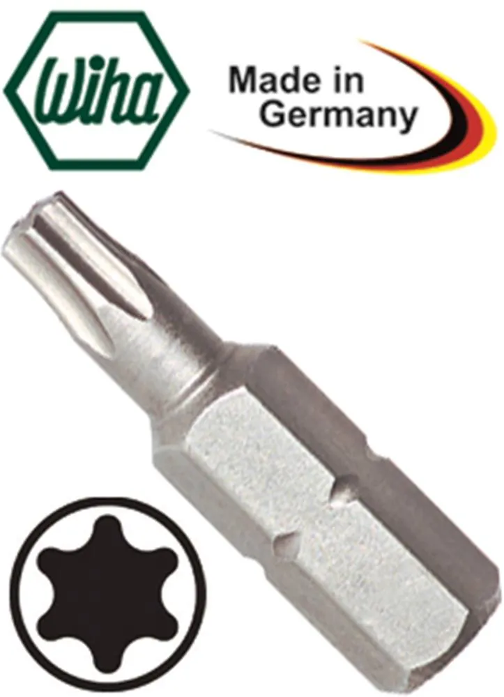 Torx-Bit Länge 25mm Größe T20 Standard