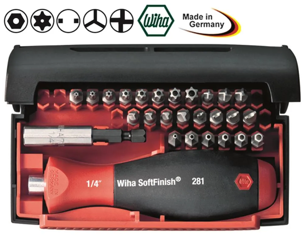 Bitsatz für Sicherheits-Bits mit Bithalter & Griff magnetisch