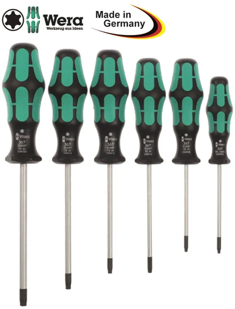 WERA Kraftform Plus Schraubendreher-Set Torx 6-teilig