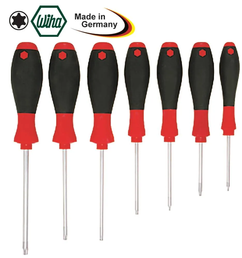 WIHA Schraubendreher-Set Torx T8/9/10/15/20/25/30 7-teilig