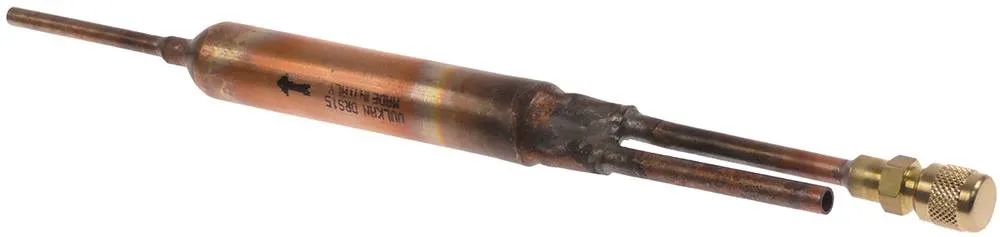 Trockner DRS15 Anschluss ø5/6mm mit Schraderventil ø 25mm Länge 230mm