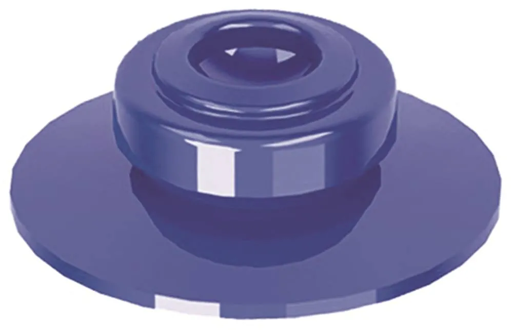 Ventil blau Größe groß