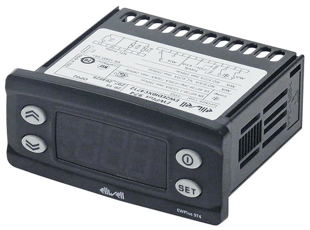ELIWELL EWPlus 974 Elektronikregler Abtaufunktion Ja Einbautiefe 59mm