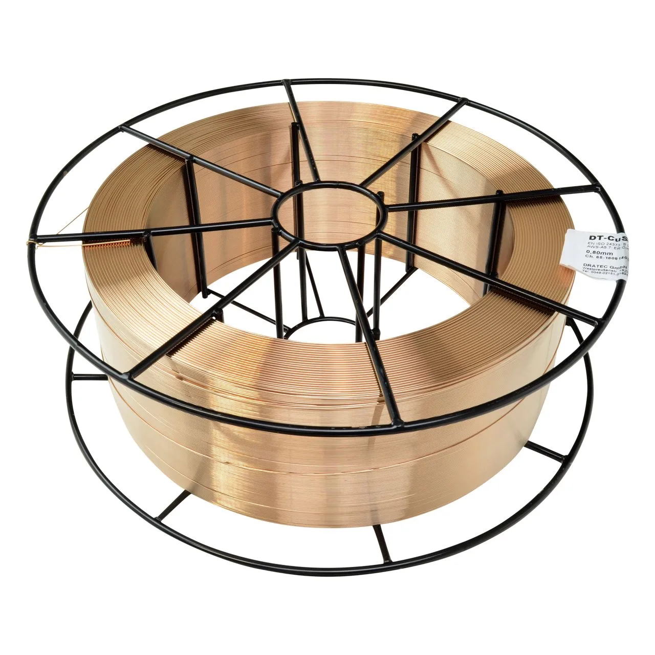 ACH Schutzgasdraht NiCu Ø1.0mm 15kg 2.4360 black/red - 800883