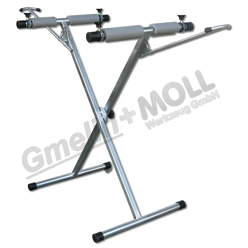 Gmelin+MOLL Ablage- und Montagebock X-Form kpl. m. 2 Seitenverlängerungen