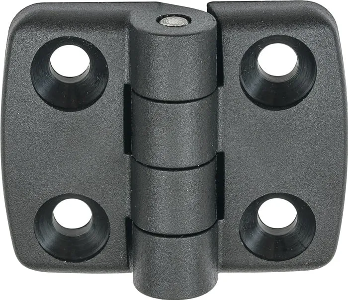 Scharnier H.48mm B.58mm S.8,3mm PA schwarz VORMANN