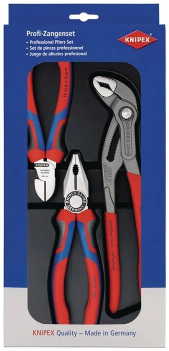 Zangensatz Bestseller-Paket Inh.3tlg.pol.Kunststoff-Tiefziehteil KNIPEX