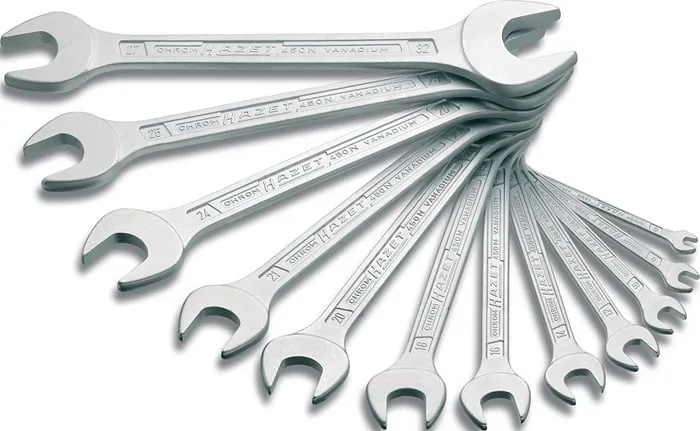 Doppelmaulschlüsselsatz 450N 12-tlg.SW Spezialstahl HAZET
