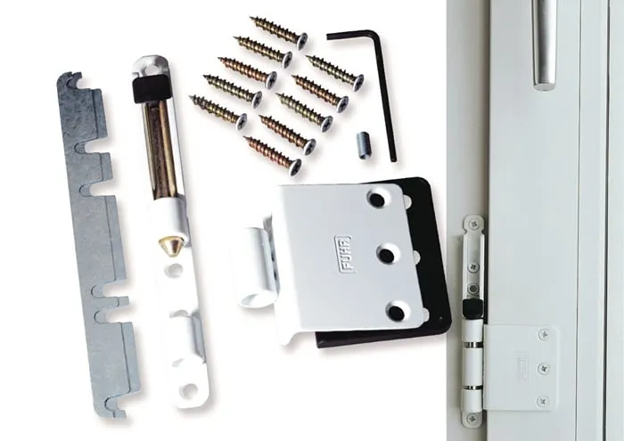 Fenstersicherungsset DZ150SEW n.in.öffnende FT weiß FUHR