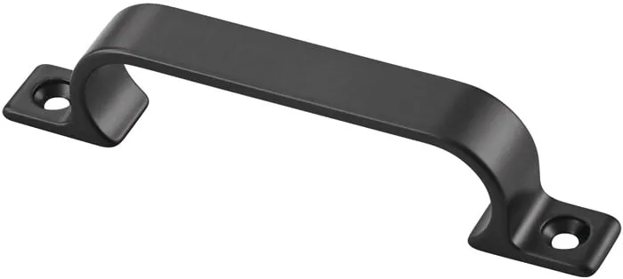 Handgriff A.21mm L.112mm B.14mm Alu.schwarz Löcher 2,D.4,3mm HERMETA