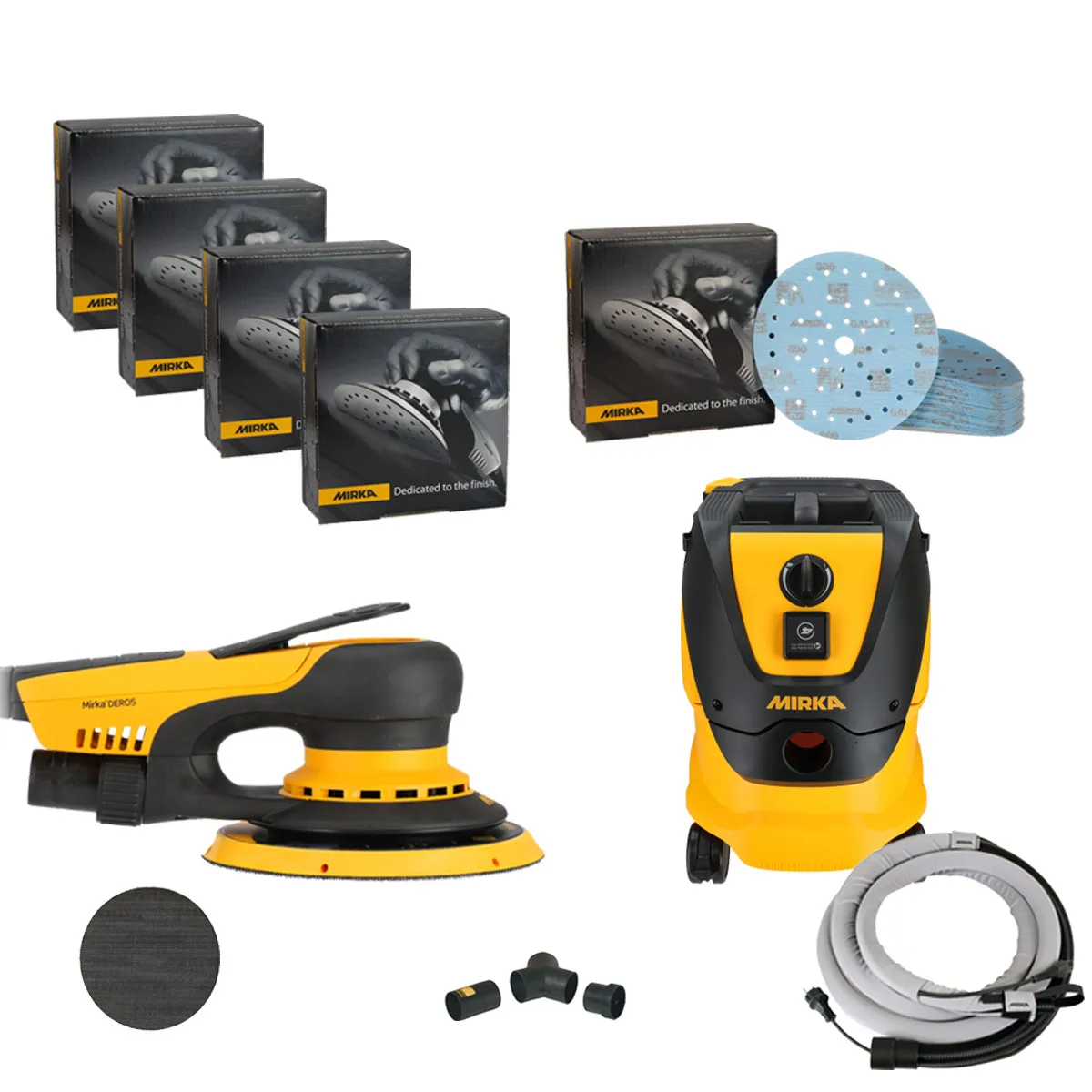 Mirka DEROS II-Set / Galaxy + 1230 L PC (4m)-ART - KIT2611ARMDE