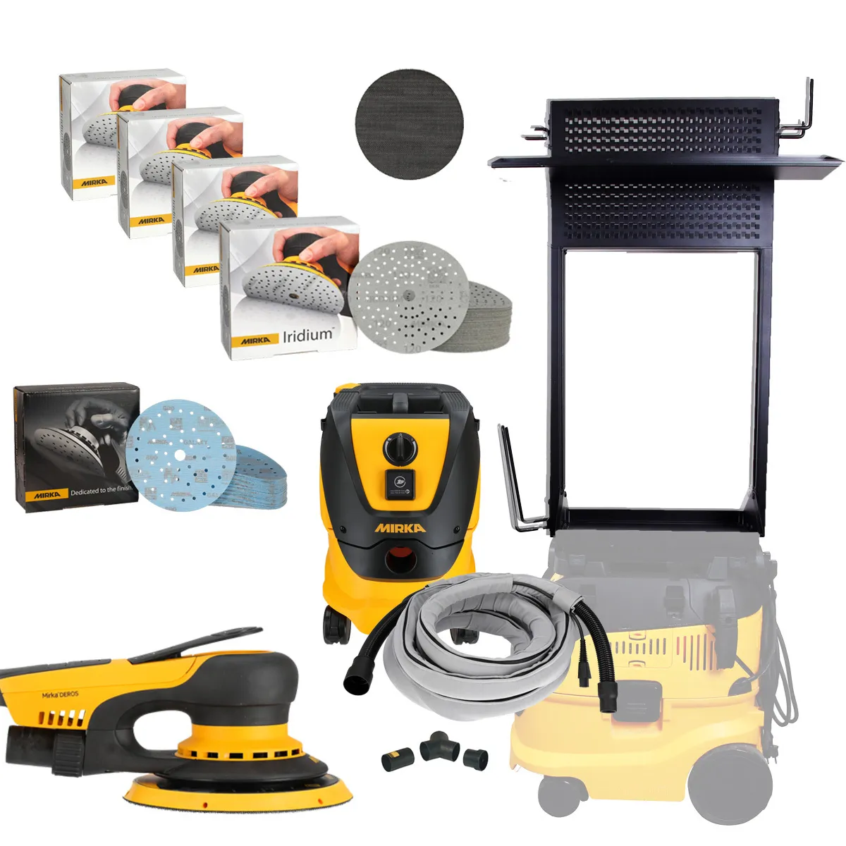 MIRKA DEROS II Set / Iridium + 1230L PC + Workstation KIT2617ARMDE