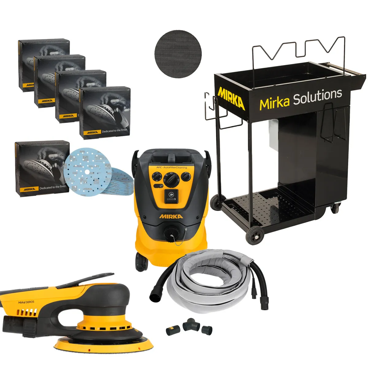 MIRKA DEROS II Set / Galaxy + 1230M AFC + Trolley KIT2625ARMDE