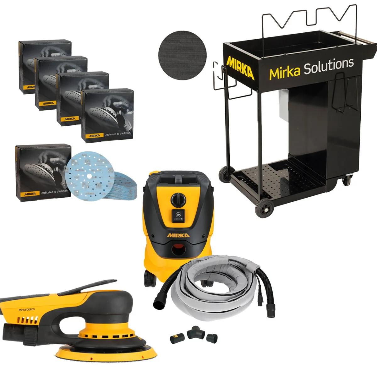 MIRKA DEROS II Set / Galaxy + 1230L PC + Trolley KIT2627ARMDE