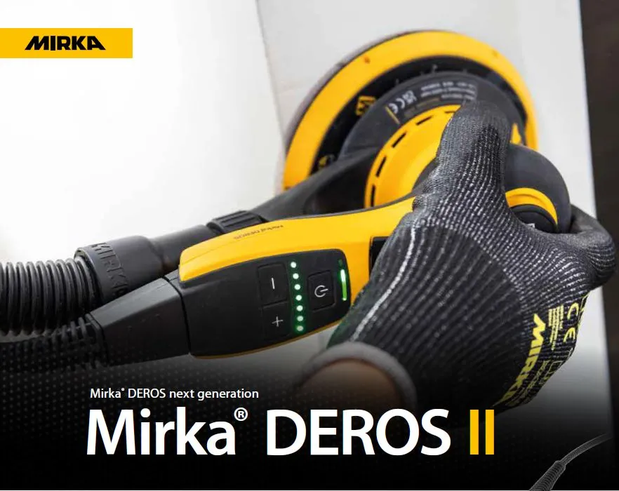 MIRKA DEROS II 650 150mm Elektro Exzenterschleifer 5mm Hub - MID6504044