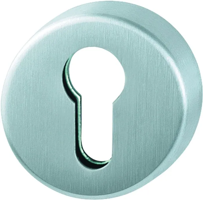 Schlüsselrosette E42HS VA F69 Schildst.10mm PZ rd.HOPPE