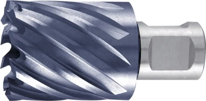 Kernbohrer D.12mm HSS TiAlN Schnitt-T.30mm Weldon RUKO