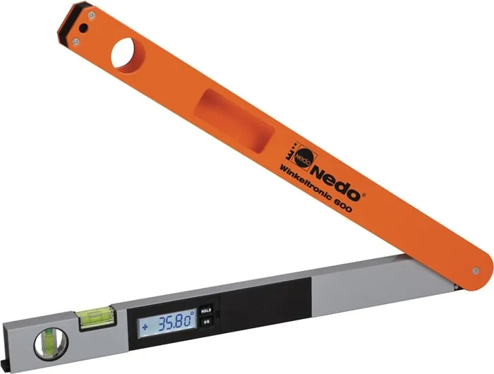 Winkelmessgerät Winkeltronic Messber.0-355Grad Schenkel-L.60cm 0,1Grad NEDO