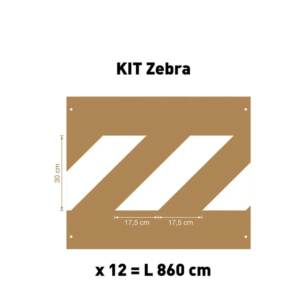 A.M.P.E.R.E. Schablonen-Set Zebra