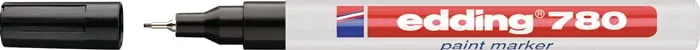 Lackmarker 780 schwarz Strich-B.0,8mm Rundspitze EDDING VE: 10St.