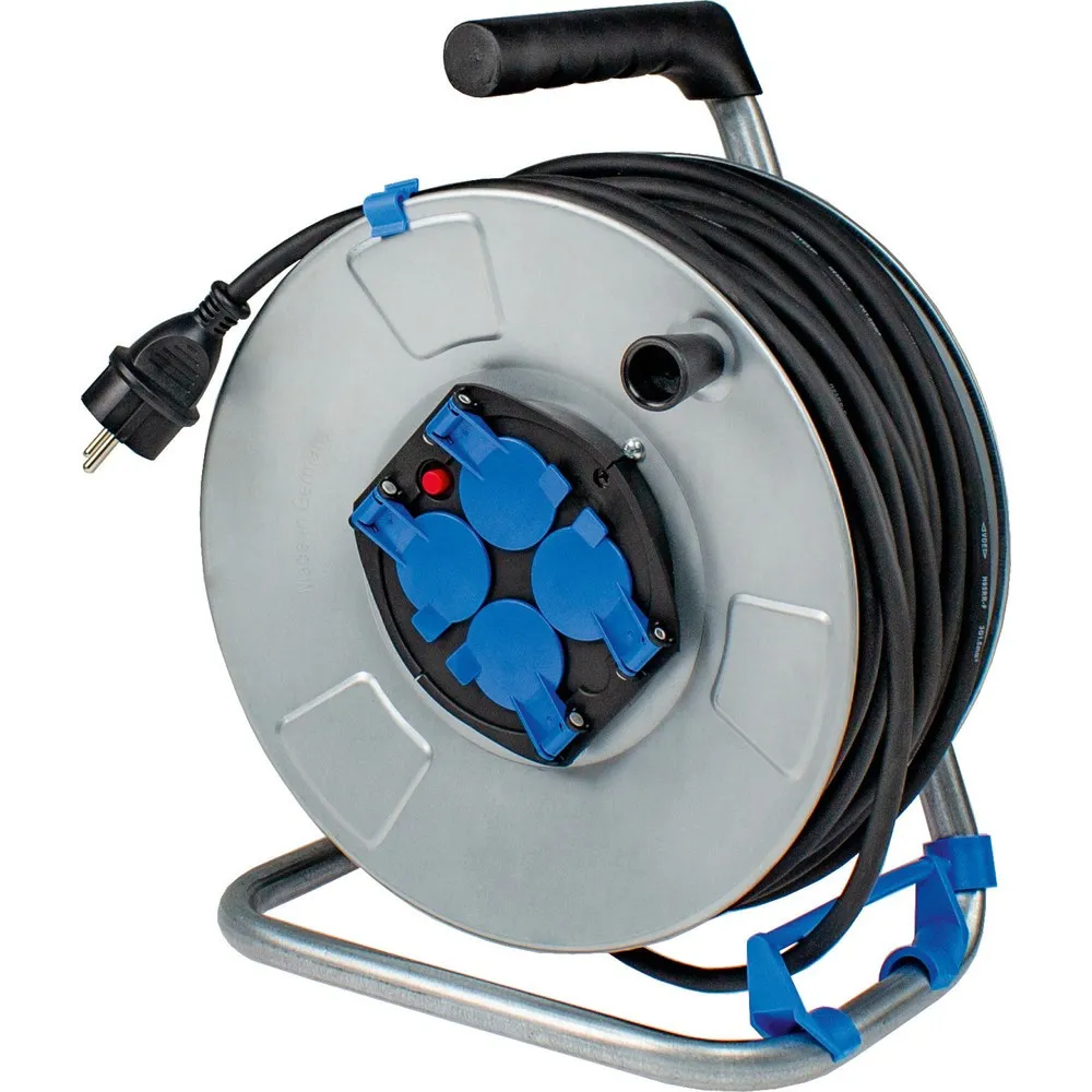 Metall-Kabeltrommel 285mm Durchmess. 25 m Kunststoffmantelleitung