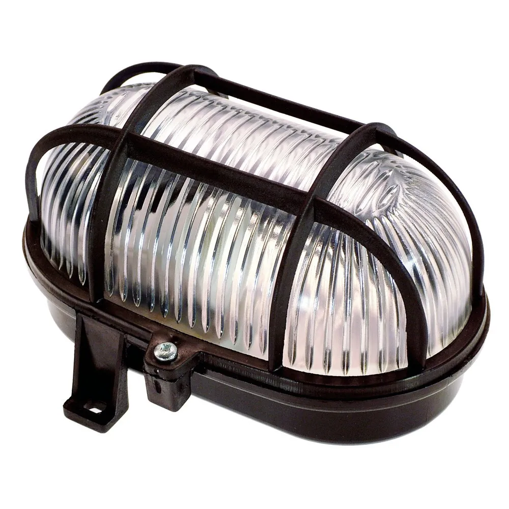 Oval-Leuchte 60W, weiß