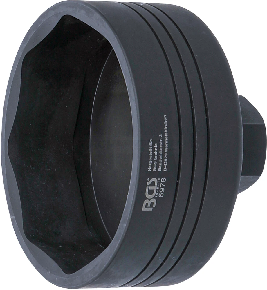 BGS Achsmuttern-Schlüssel | 8-kant | für BPW 12 t Achsen | SW 109 mm – 6978