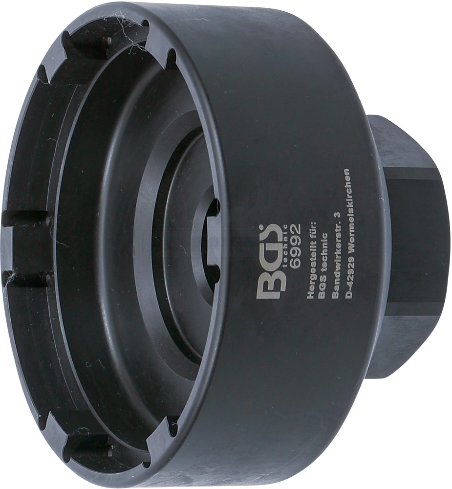 BGS Antriebswellen-Nutmuttern-Schlüssel | für MAN & Mercedes Lkw's | 101,5 x 110 mm – 6992