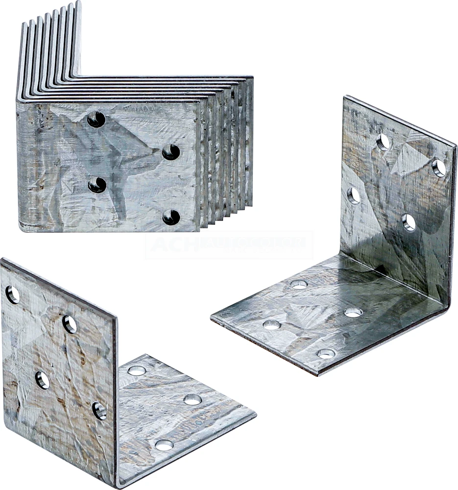 BGS DIY Winkelverbinder | 50 x 50 x 40 mm | 10-tlg. – 80936