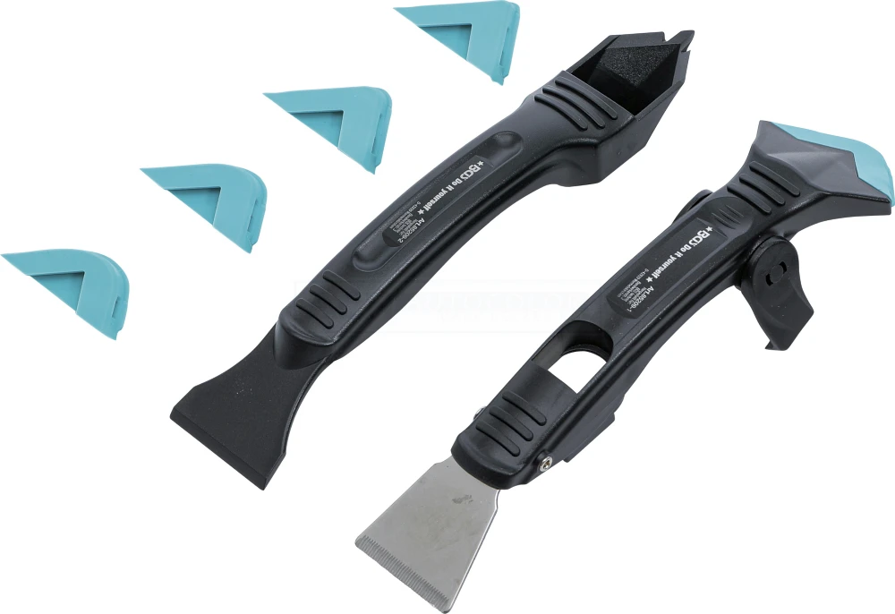 BGS DIY Silikon-Fugenentferner-Spachtel-Satz | 7-tlg. – 85209