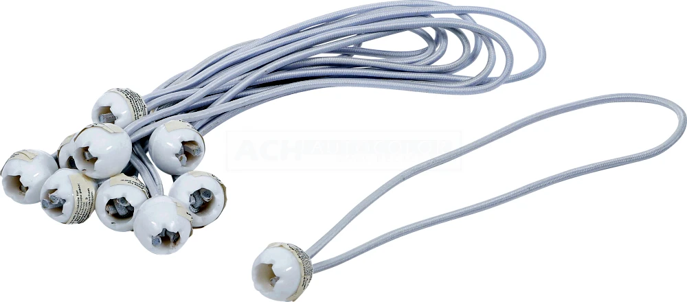 BGS DIY Spanngummi-Satz | mit Kugel | 27 cm | 10-tlg. – 85525