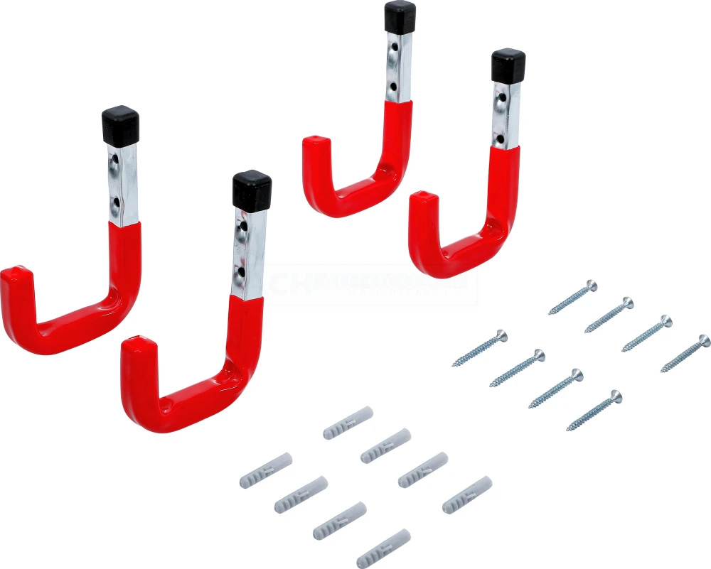 BGS DIY Wandhaken-Satz | 4-tlg. – 88314