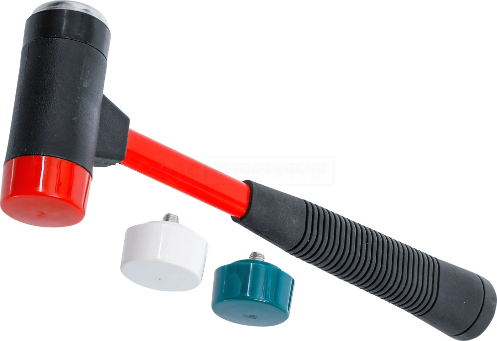 BGS DIY Wechselkopf-Hammer-Satz | Fiberglasstiel | Ø 38 mm – 91864