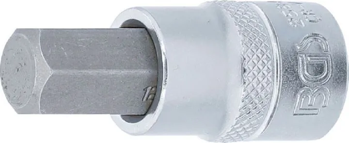 BGS Bit Einsatz Innensechskant 12 mm Antrieb Innenvierkant 10 mm 3/8 Zoll
