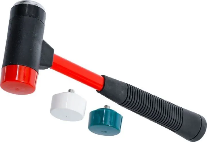 BGS Diy Wechselkopf Hammer Satz Durchmesser 38 mm Fiberglasstiel